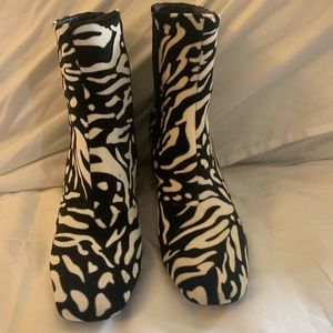 Zebra booties